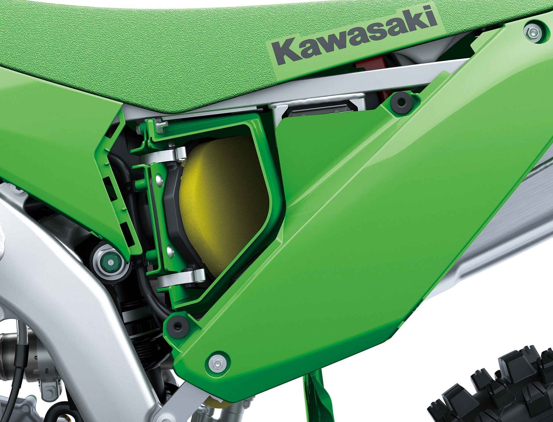 カワサキから5年ぶりのフルモデルチェンジとなった2024年モデル「KX450