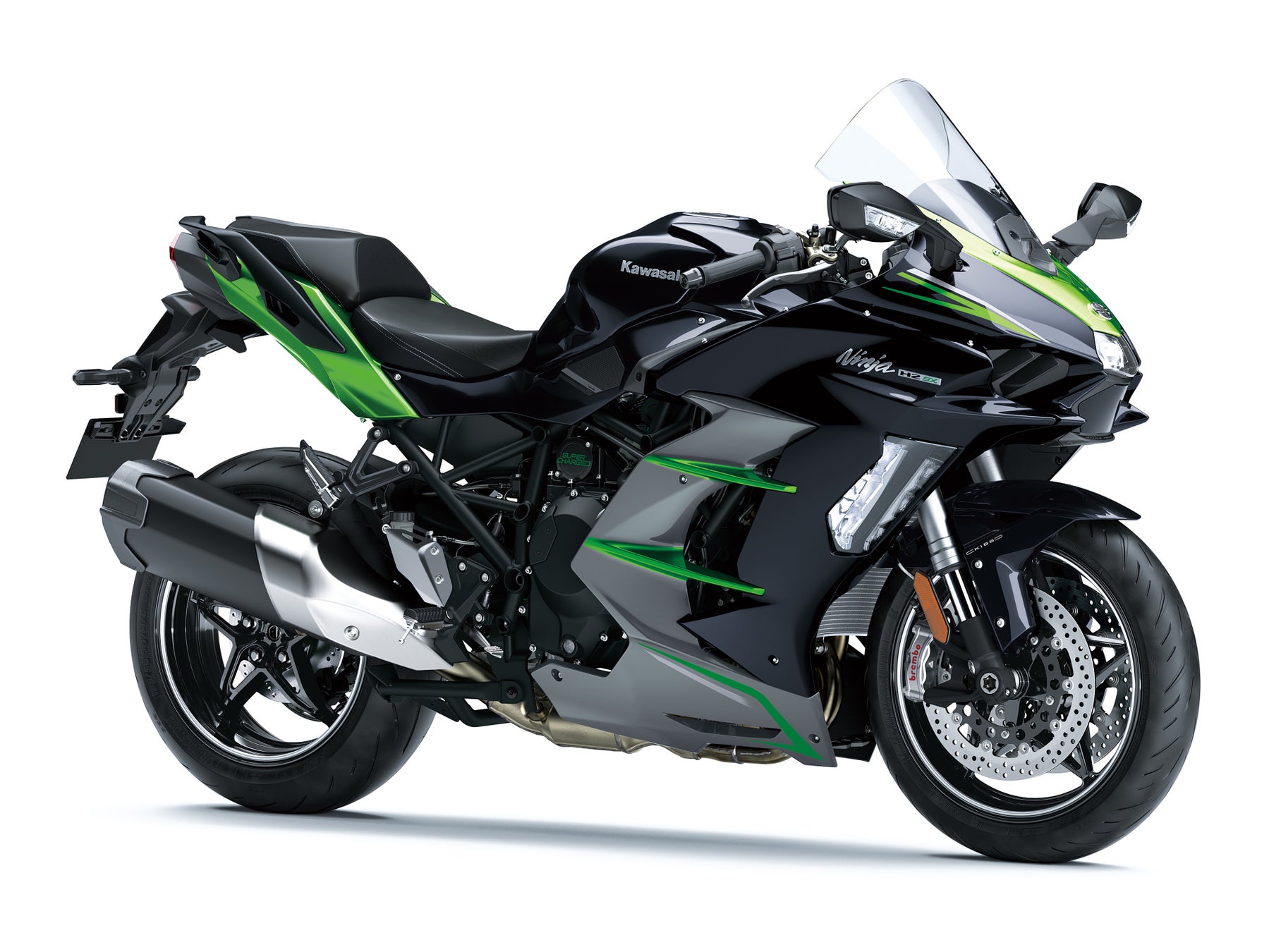 Ninja H2 SX SE(エメラルドブレイズドグリーン×メタリックディアブロブラック)