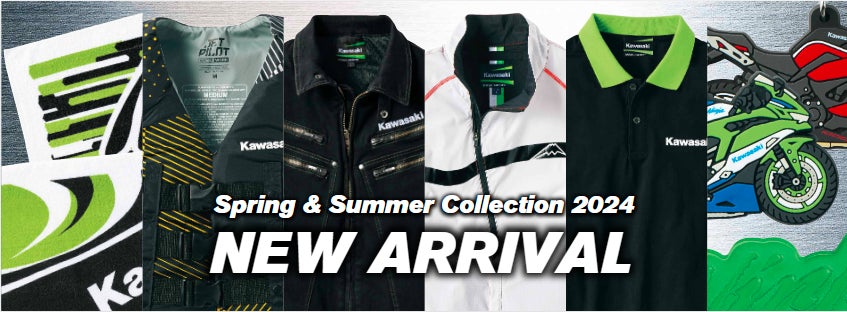 カワサキモータースジャパン:新作の春夏ウェア&グッズを掲載した カワサキモータースジャパン:新作の春夏ウェア&グッズを掲載した