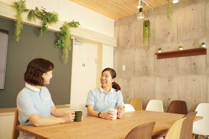 働き方改革の一環として作った カフェ風休憩室