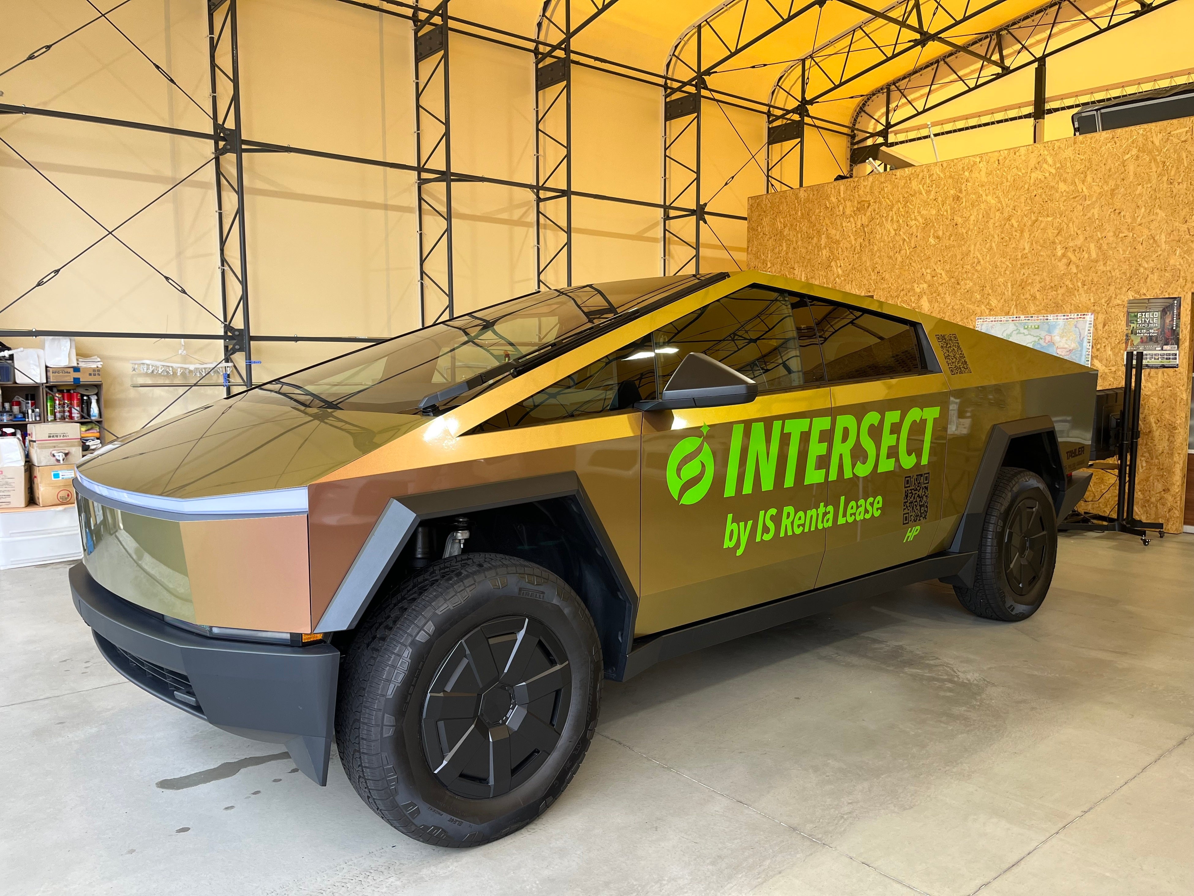 テスラ「サイバートラック」イベント展示向けレンタル開始