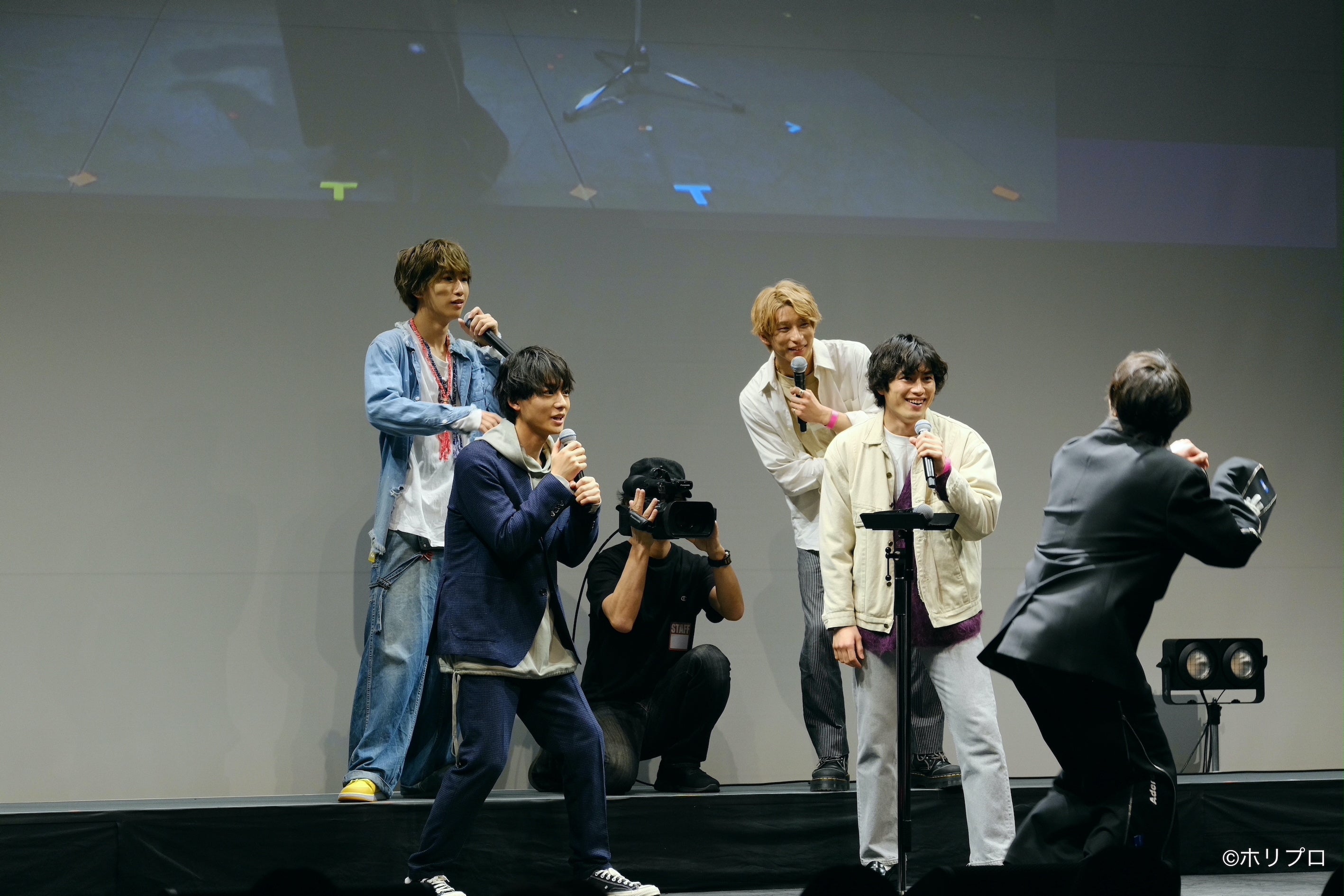左から、福澤希空・井上祐貴・古幡亮・樫尾篤紀・金子隼也
