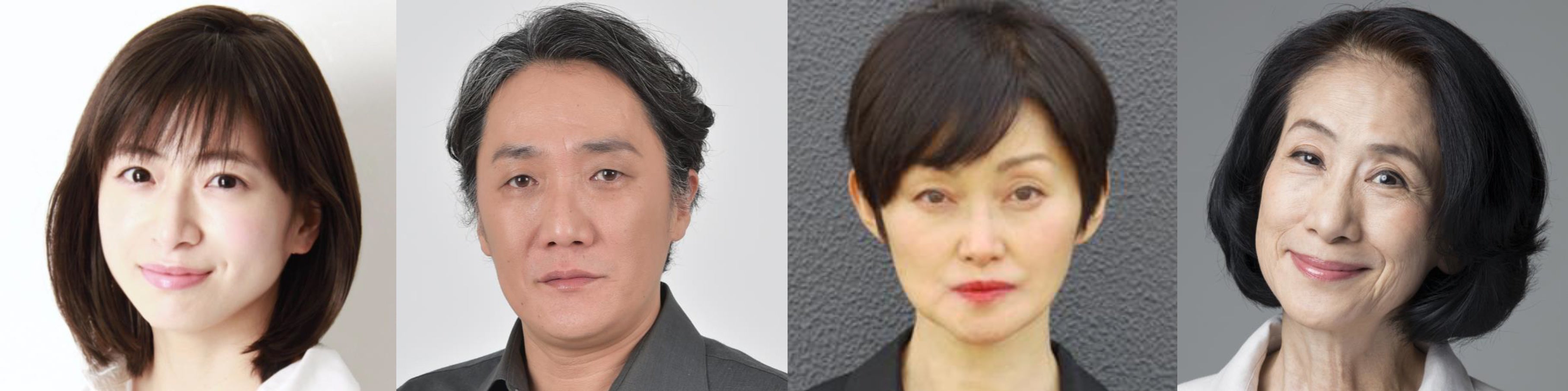 左より）南沢奈央、吉見一豊、内田淳子、大西多摩恵