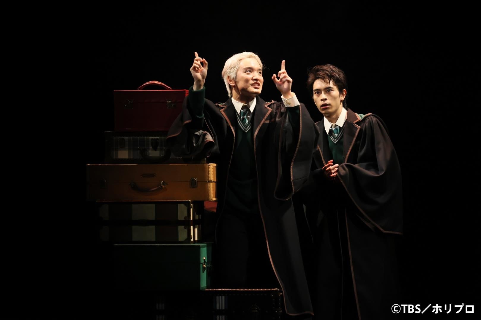 左から）スコーピウス・マルフォイ役 門田宗大、アルバス・ポッター役 藤田 悠