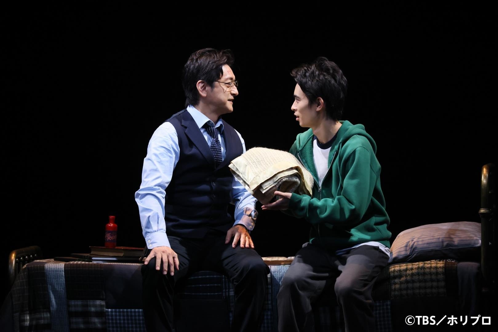 左から）ハリー・ポッター役 石丸幹二、アルバス・ポッター役 藤田 悠