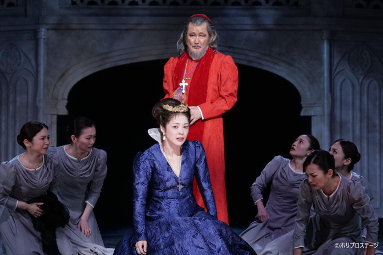 枢機卿ウルジ―：吉田鋼太郎、キャサリン：宮本裕子