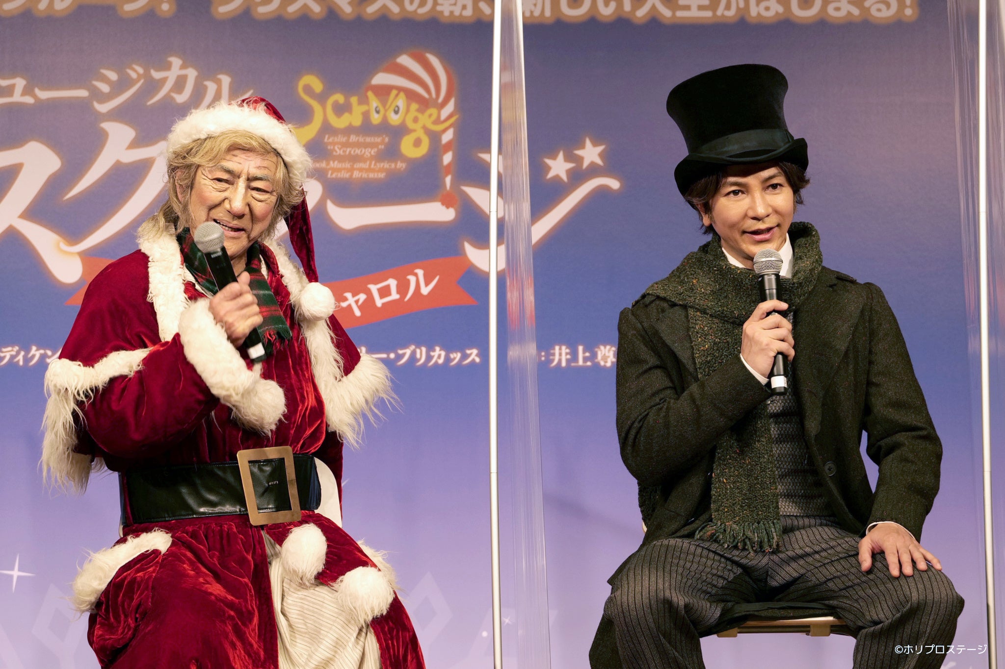 左から）市村正親、武田真治