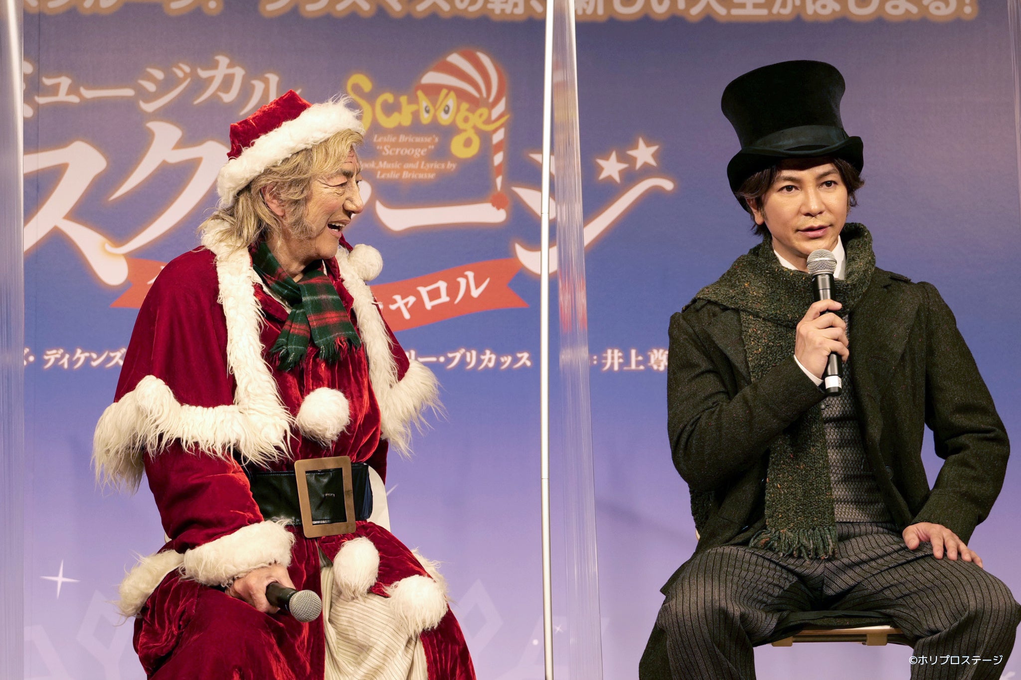 左から）市村正親、武田真治