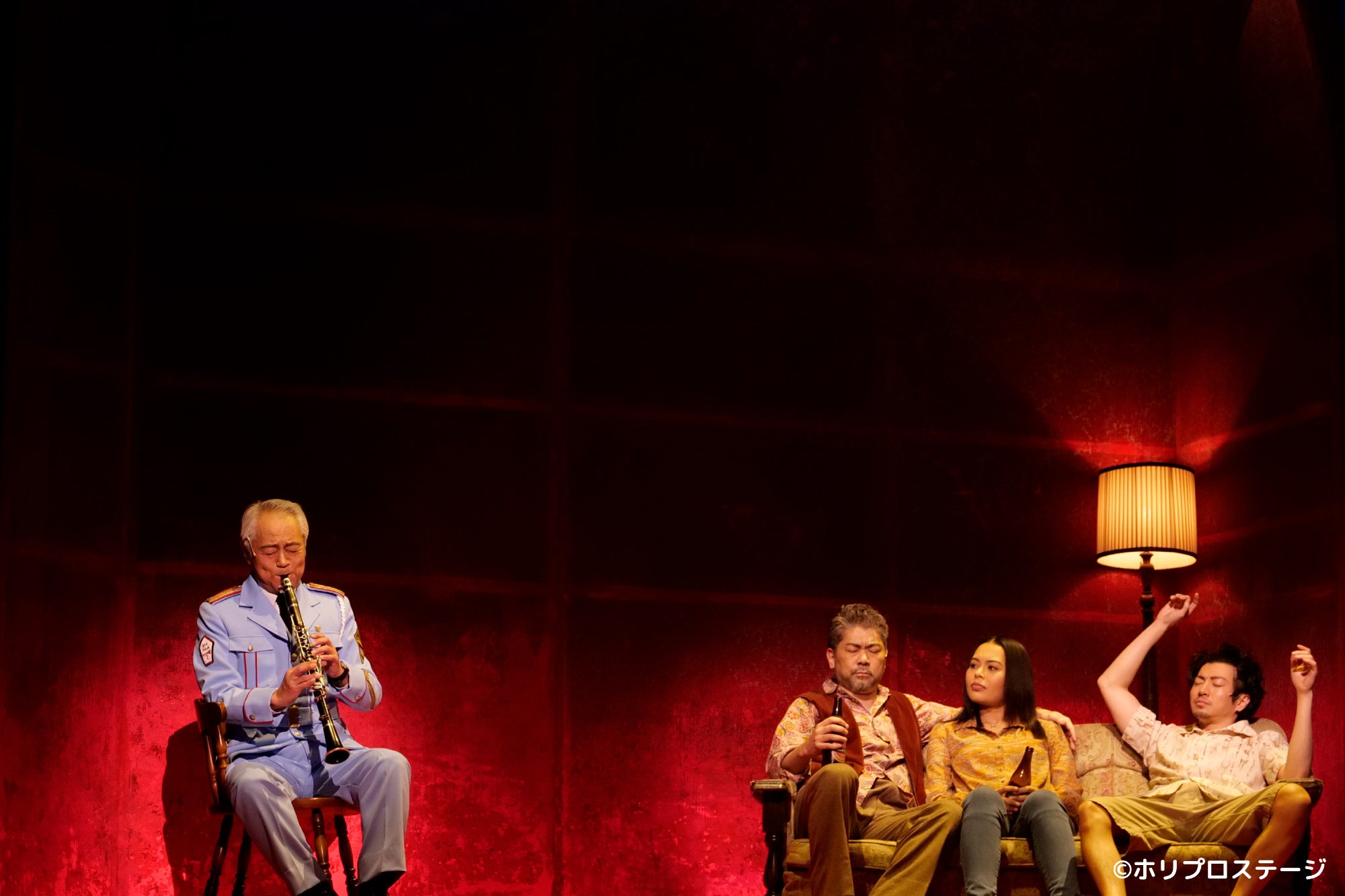 左から）中平良夫、岸祐二、エリアンナ、矢崎広