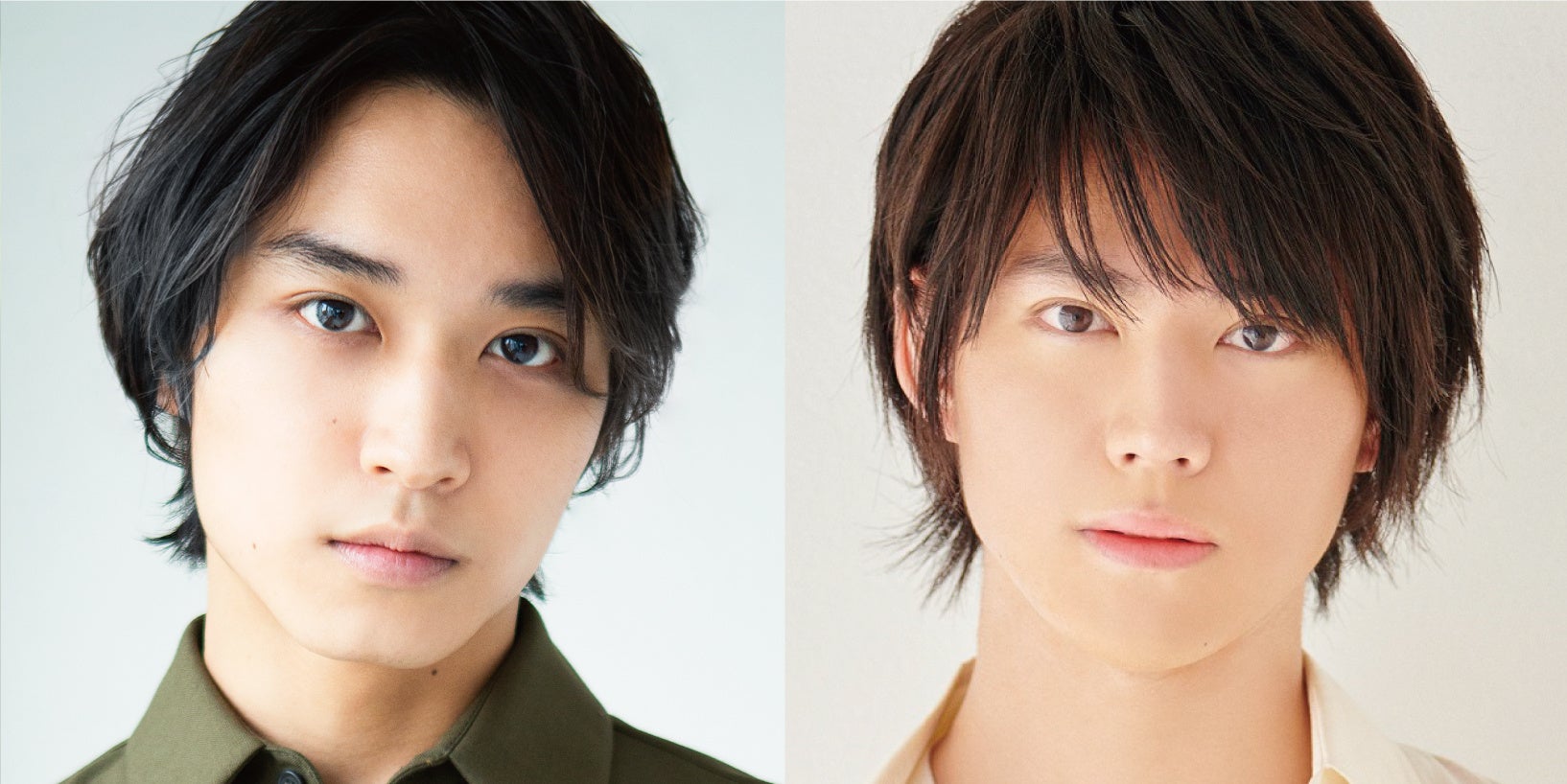 左から)私役:松岡広大、彼役:山崎大輝