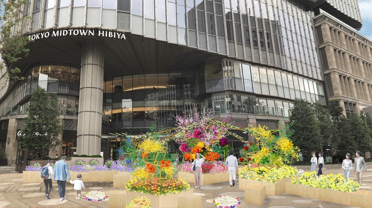 出逢いの春を演出するカラフルなフラワーオブジェをデザイン Sdgsにも配慮し 規格外の花などを積極的に活用 Hibiya Blossom 22 東京ミッドタウン日比谷を花で彩る 第一園芸株式会社のプレスリリース 出逢いの春を演出するカラフルなフラワーオブジェをデザイン Sdgsにも配慮し 規格外の花などを積極的に活用 Hibiya Blossom 22 東京ミッドタウン日比谷を花で彩る 第一園芸株式会社のプレスリリース
