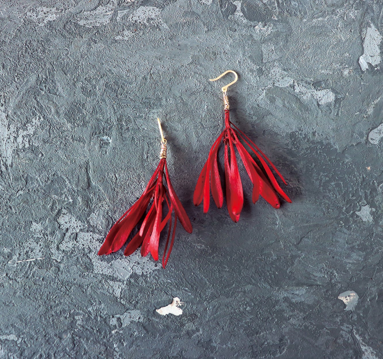 プラティスパーマムレッドピアス／4,400円（税込）