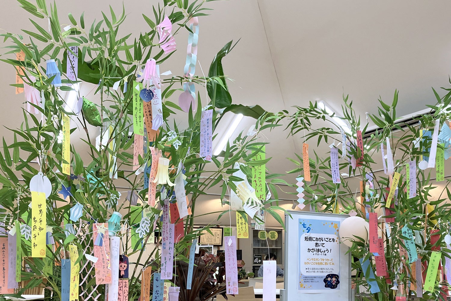 昨年の七夕飾り