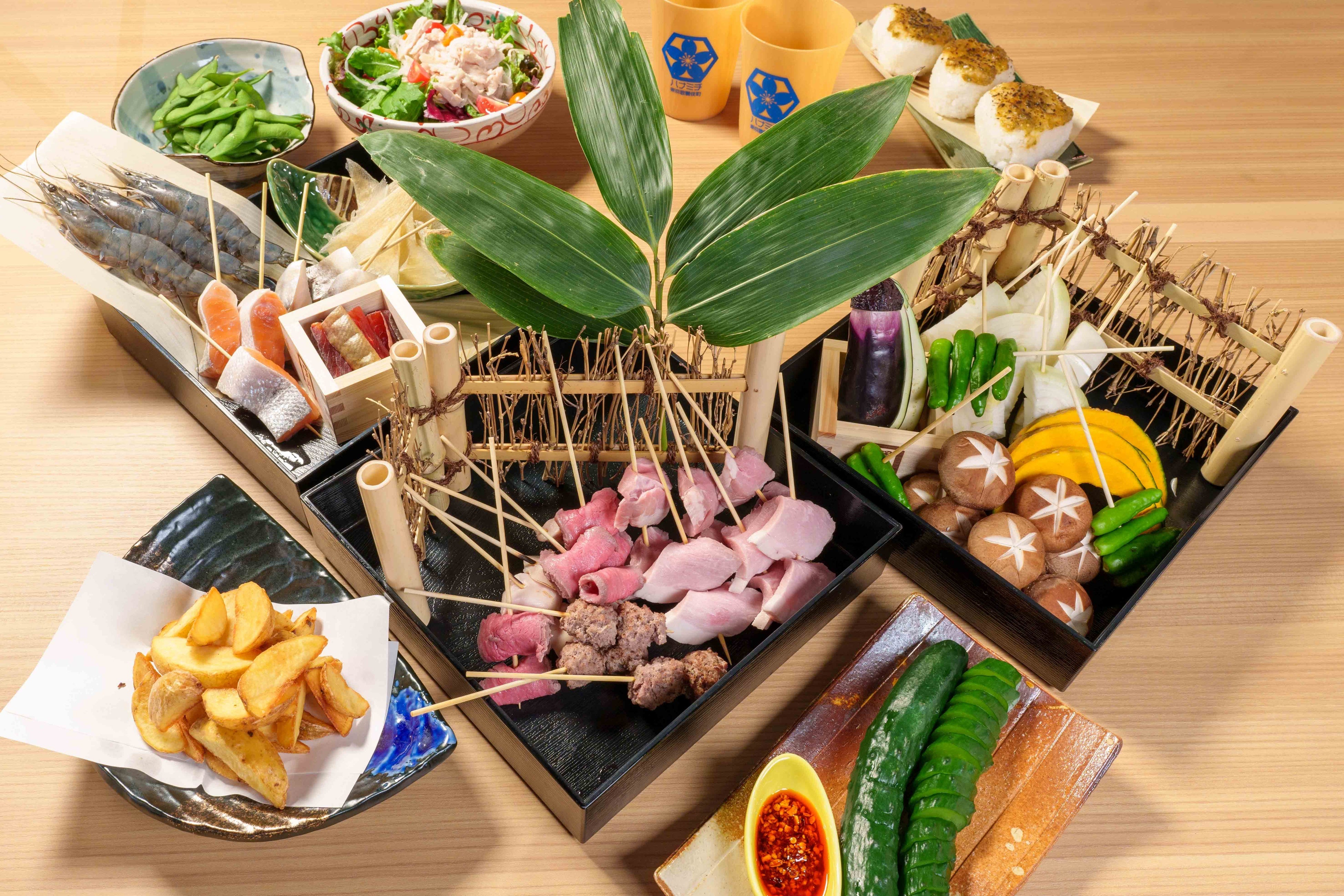 ＜11月限定＞【2.5H飲み放題】オープン記念特別BBQセット：6,000円(税込)