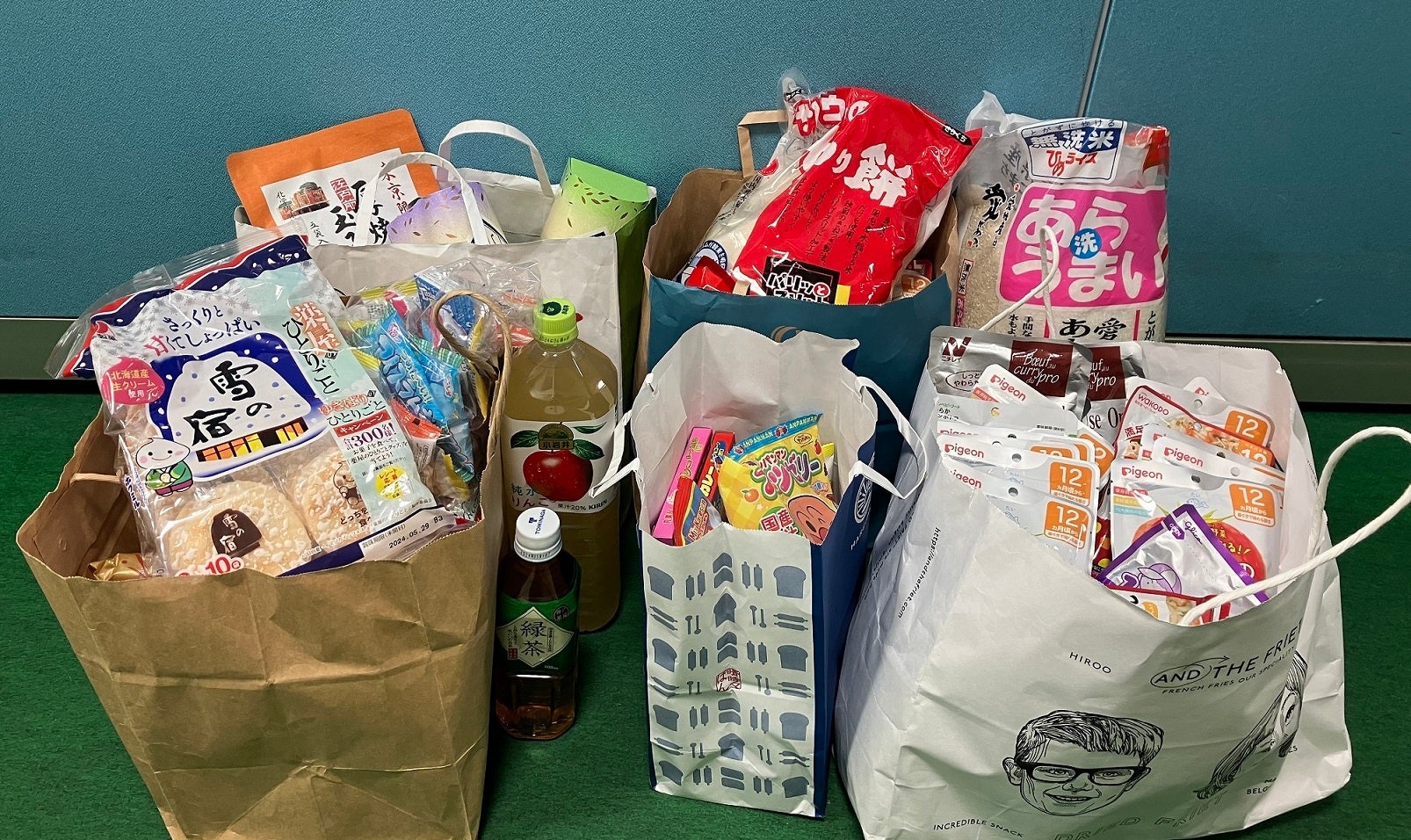 ▲集まった食品