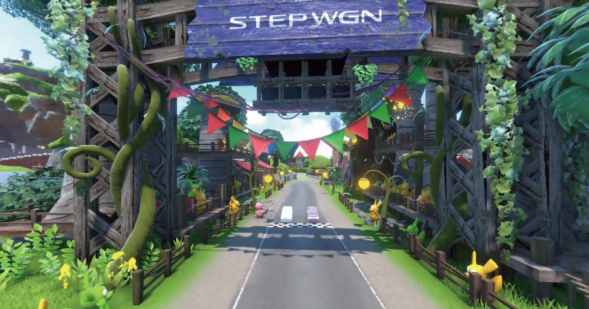 レース会場の装飾も今回だけの特別バージョンに変身