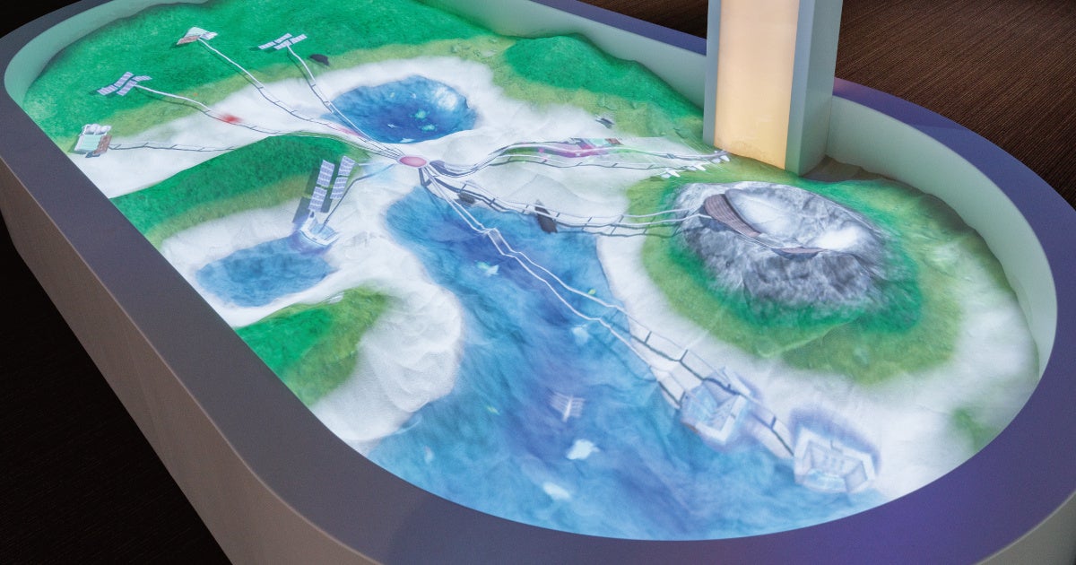 地形の変化に応じて5種類の発電施設が出現