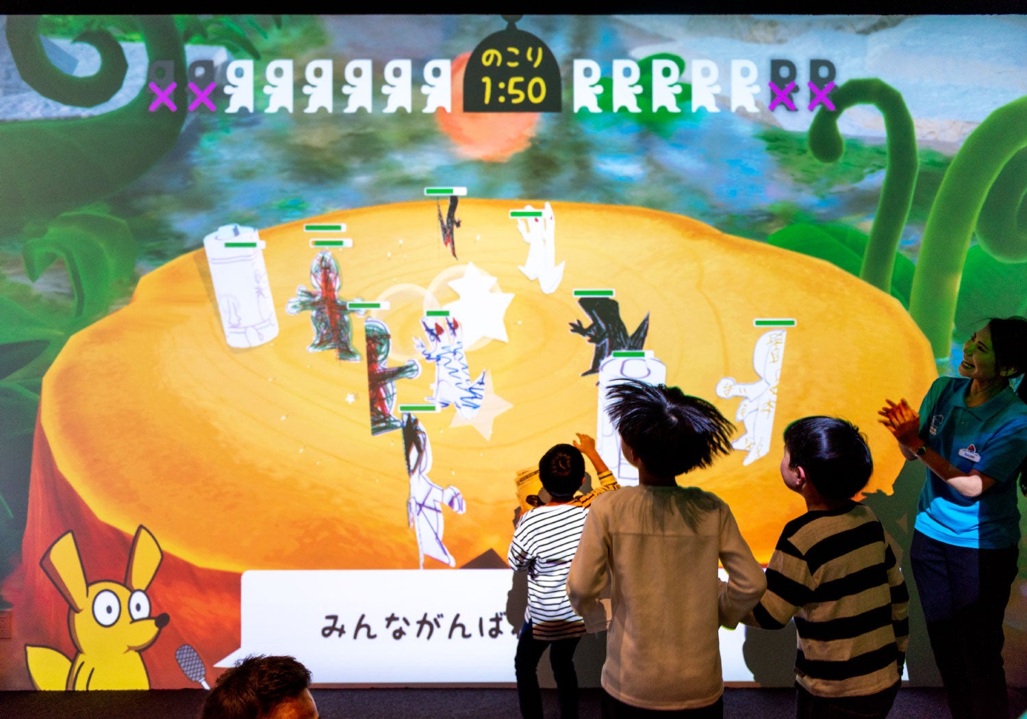 紙に描いたリキシたちが大乱闘バトル! デジタル紙相撲「PAPER RIKISHI」