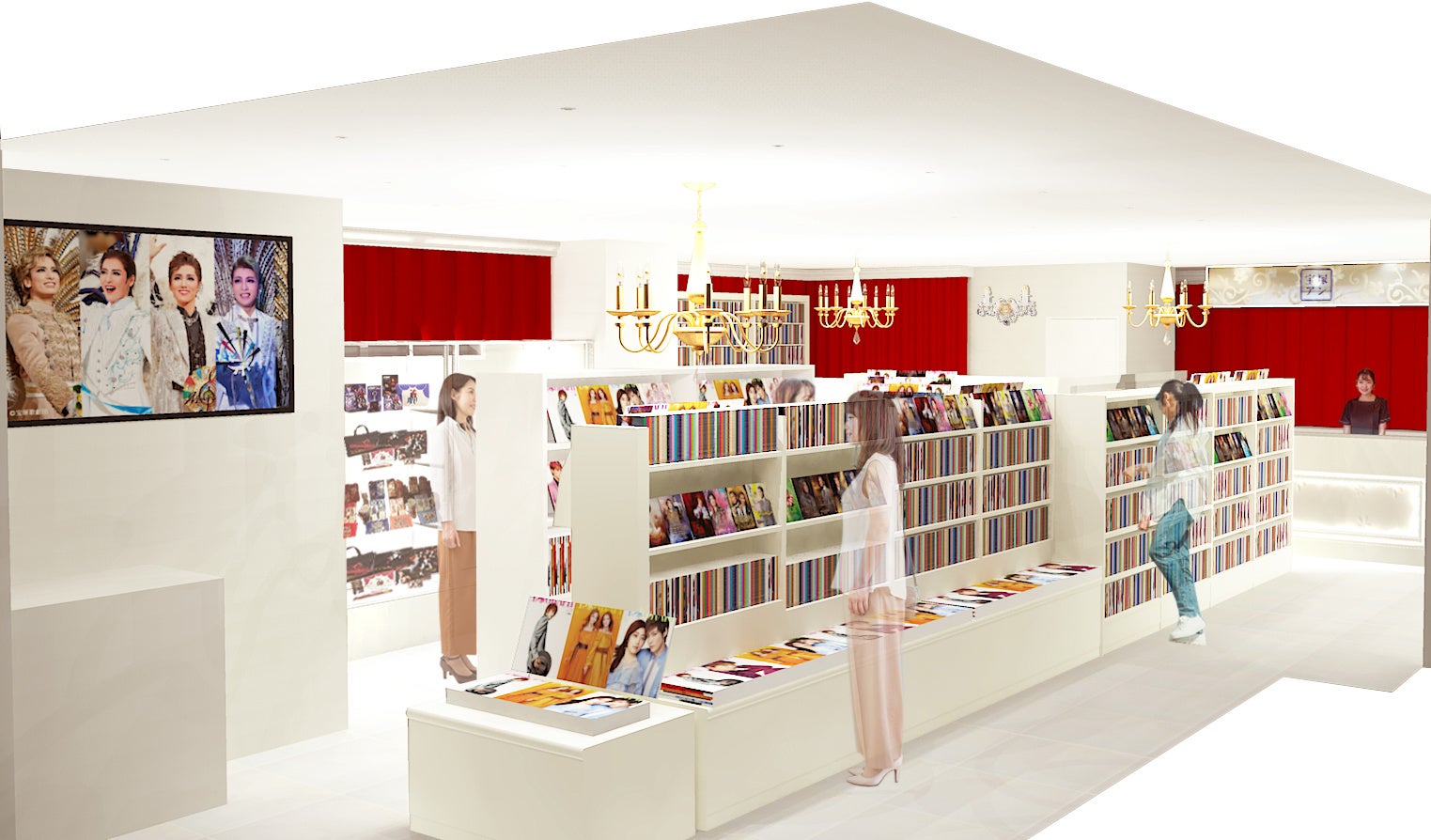 宝塚アン日比谷店　内装イメージ