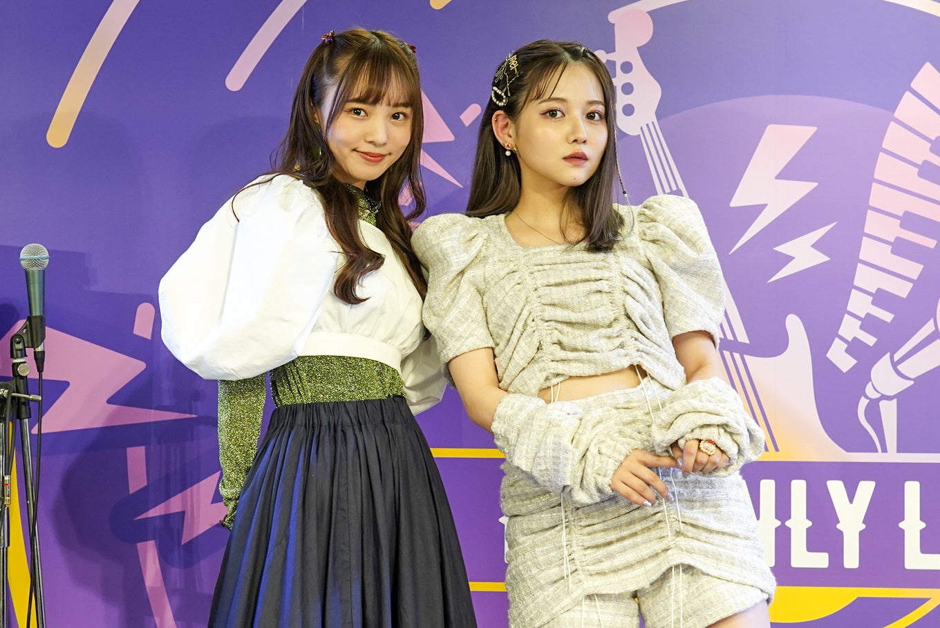 左：MINA、右：佐藤ノア