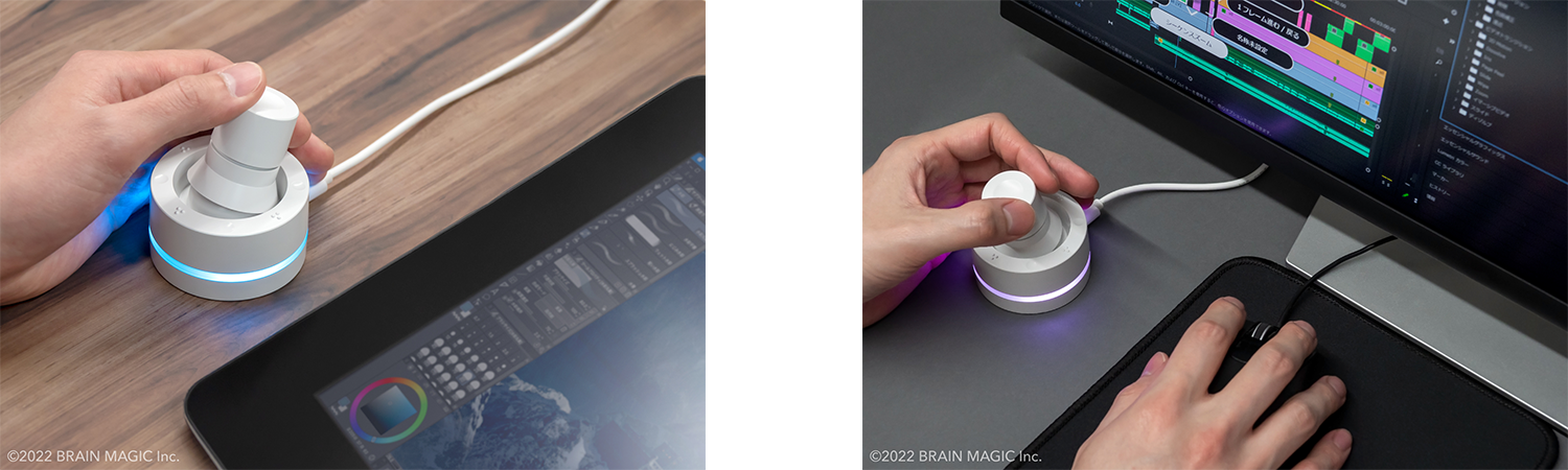 BRAIN MAGIC 、クリエイター向け左手デバイスの新製品「Orbital2