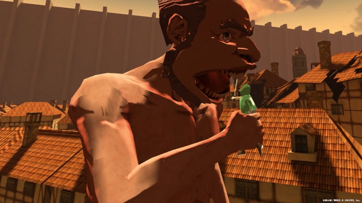最新VR技術で立体機動を駆使して巨人を駆逐せよ!VRゲーム『進撃の巨人VR: Unbreakable』本日『Meta Quest Store ...