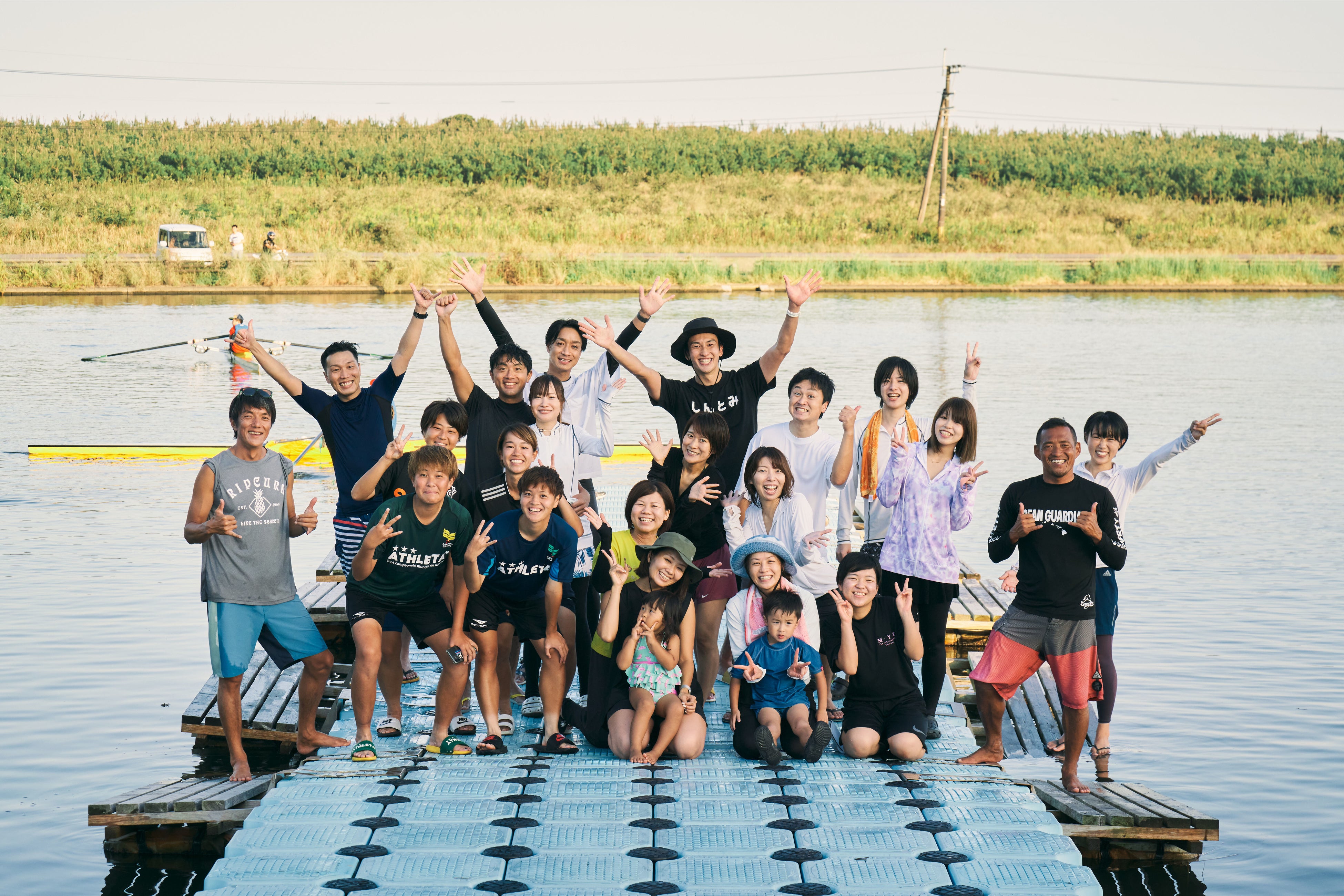 昨年度開催したSUPイベントでも、多くのSUP初心者が参加。