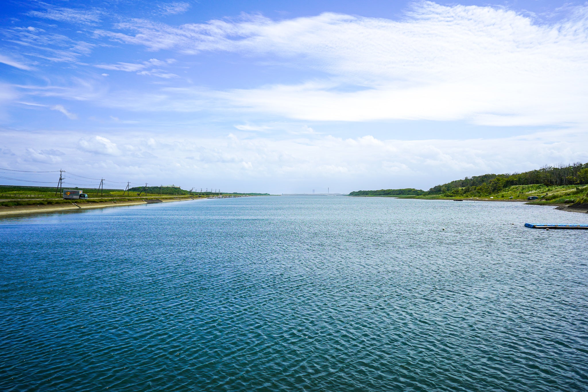 会場となる富田浜漕艇競技場