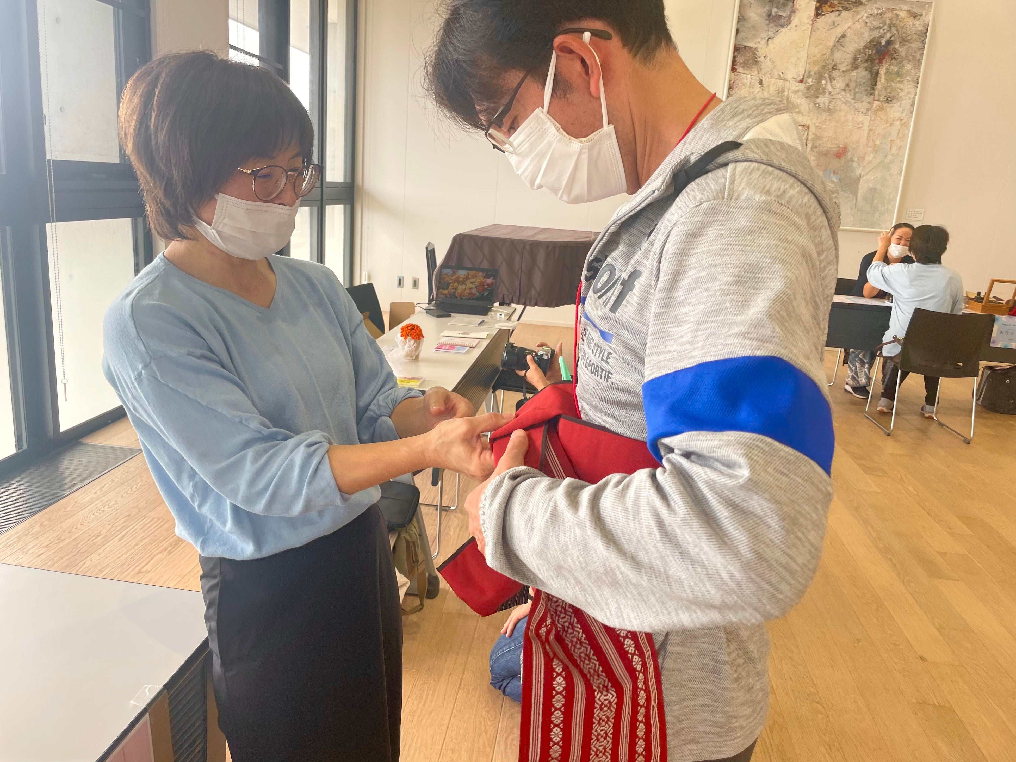 こゆみらいの学校4限目での模擬出店の様子