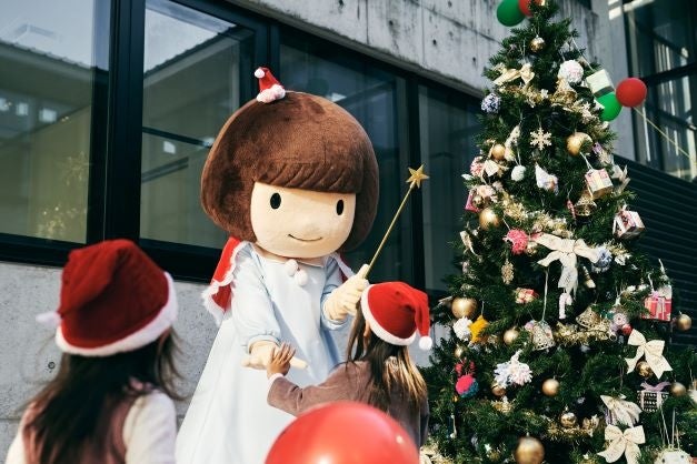 町内のクリスマスイベントにて