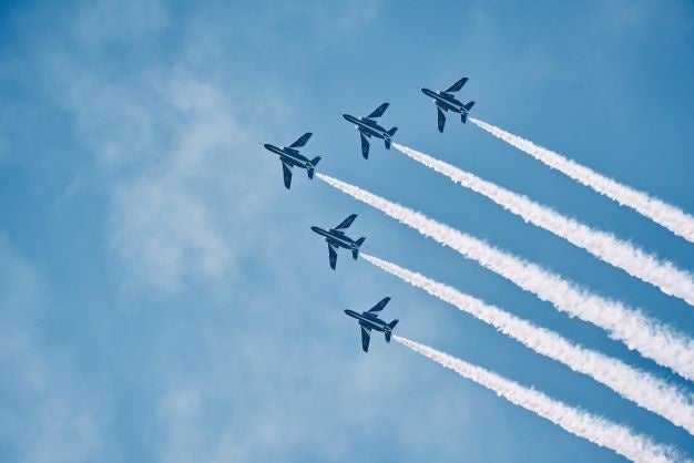 過去の航空祭の様子※2022年はブルーインパルス飛行予定なし photo by Yuta Nakayama