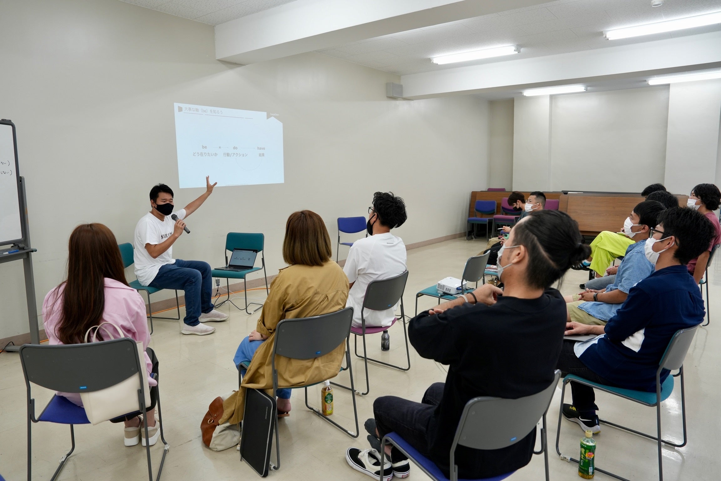 講師による講座の様子。