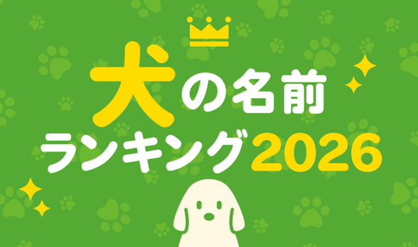 第22回 犬の名前ランキング2026発表！