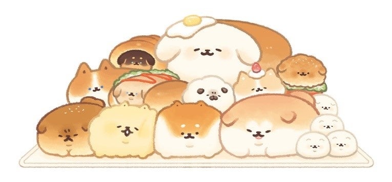 きみたちはパンなの？犬なの？パン屋で暮らす、癒しキャラクター「いー