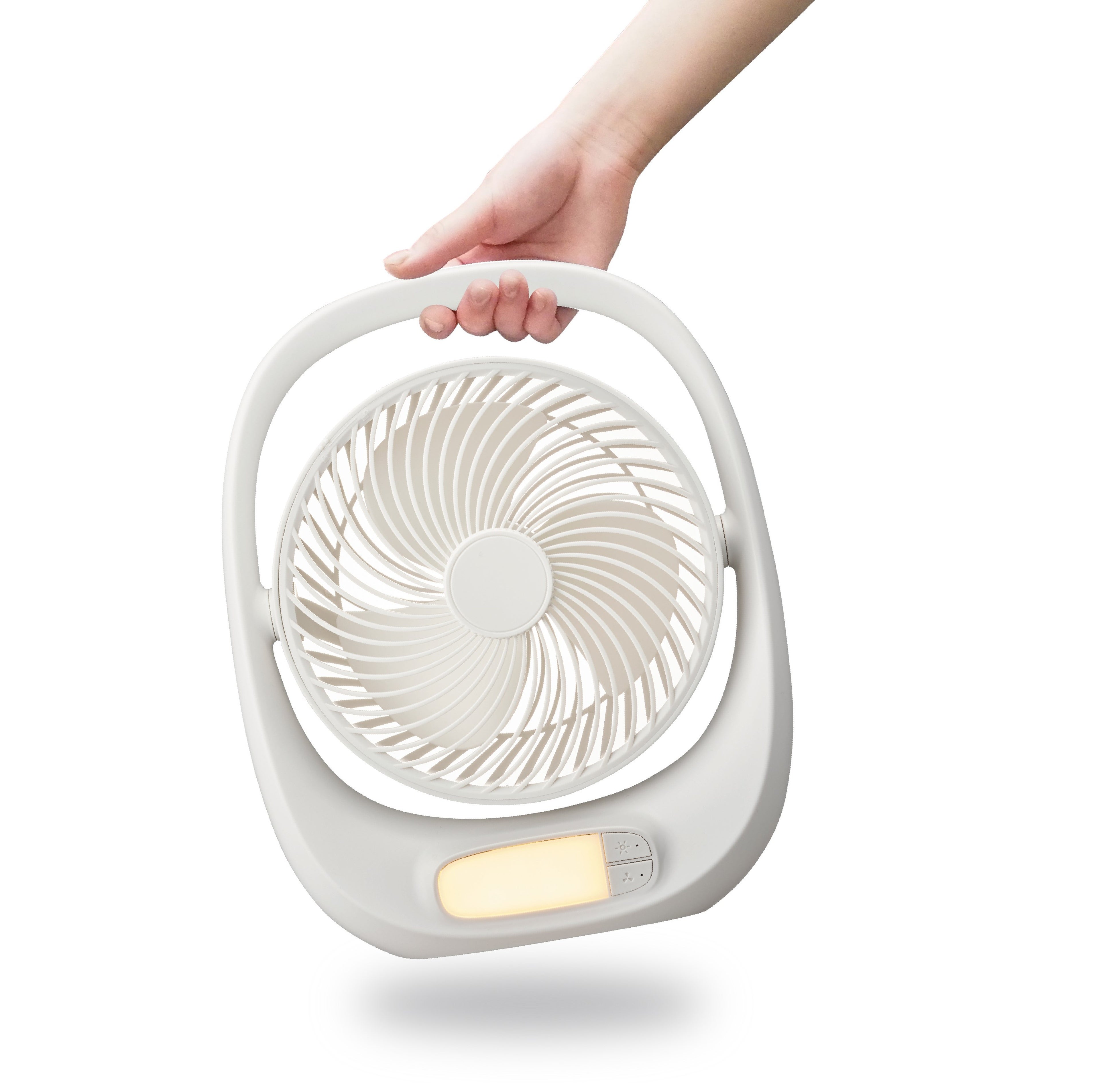 卓上エアークリーンファン ドウシシャ 色ホワイト キッチンや