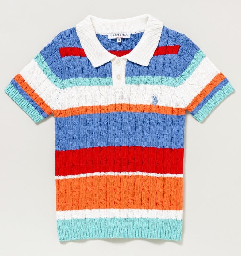 J6-726♭ランクA*ですが。POLO♪2種類のトップス*タンクトップと半袖付き!フロントZIPPERセパレート水着*15LL U.S. POLO ASSN.」がブランドイメージモデルに\u201cなこなこカップル\u201dを