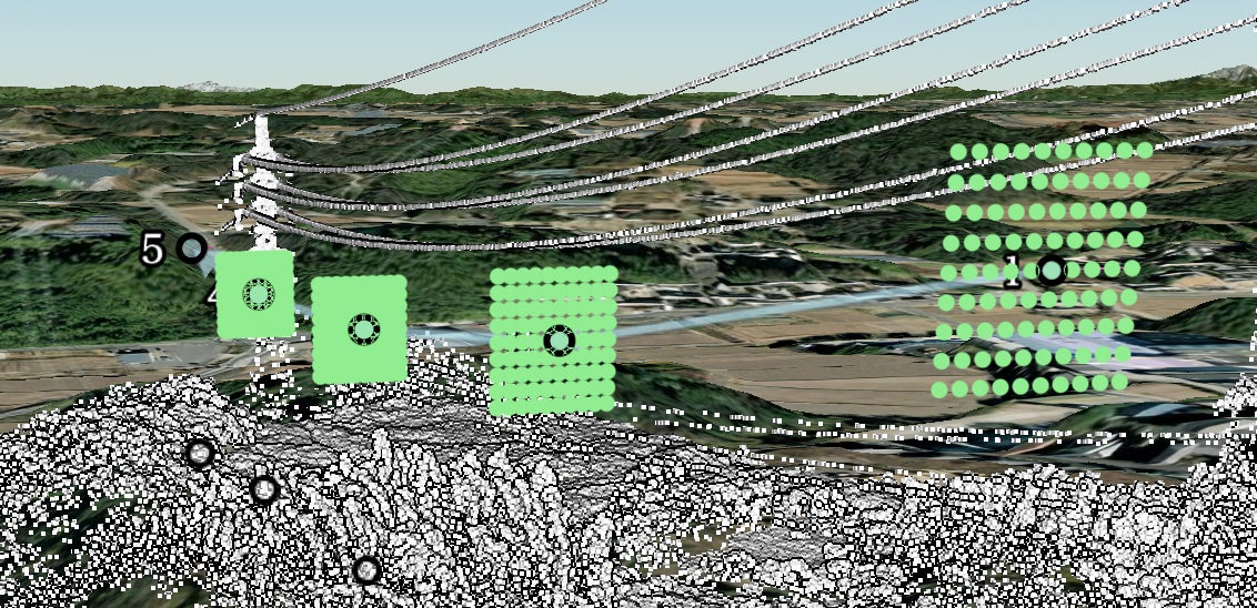 3次元点群を活用した安全航路設計イメージ