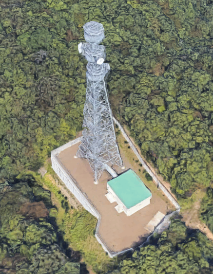 実証を行った高館無線中継所