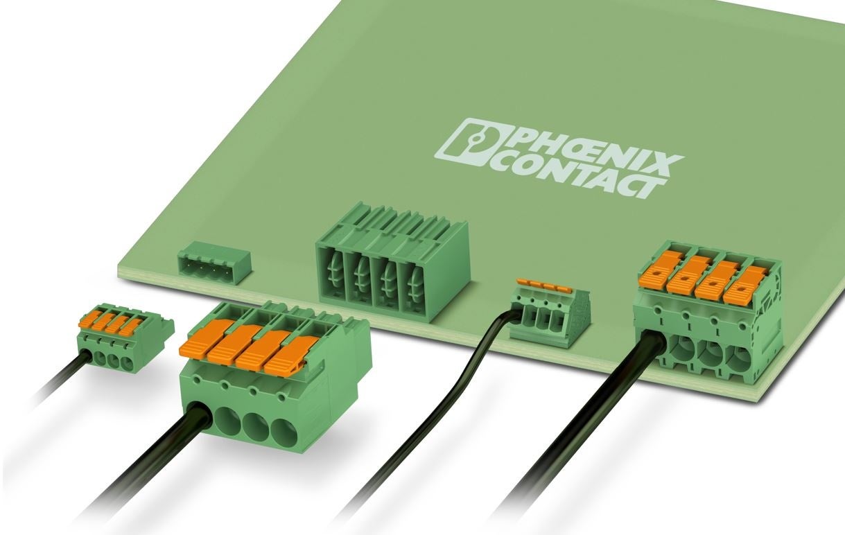 レバー操作型プリント基板用端子台・コネクタ　