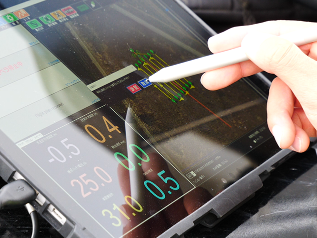 直感的にルート作成ができる