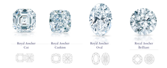 ロイヤル・アッシャーが国際パテントを取得している 4種のオリジナルカット