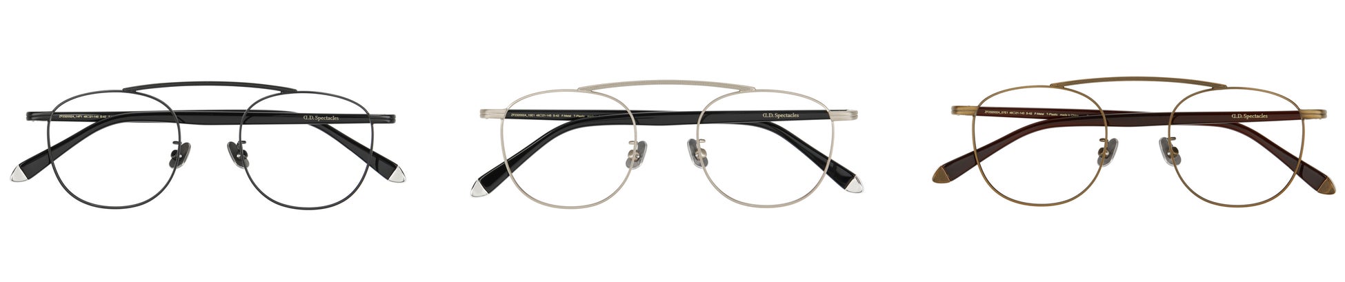 左|ZF232002_14F1 Color:Black 中|ZF232002_15E1 Color:Silver 右|ZF232002_57E1 Color:Antique Gold