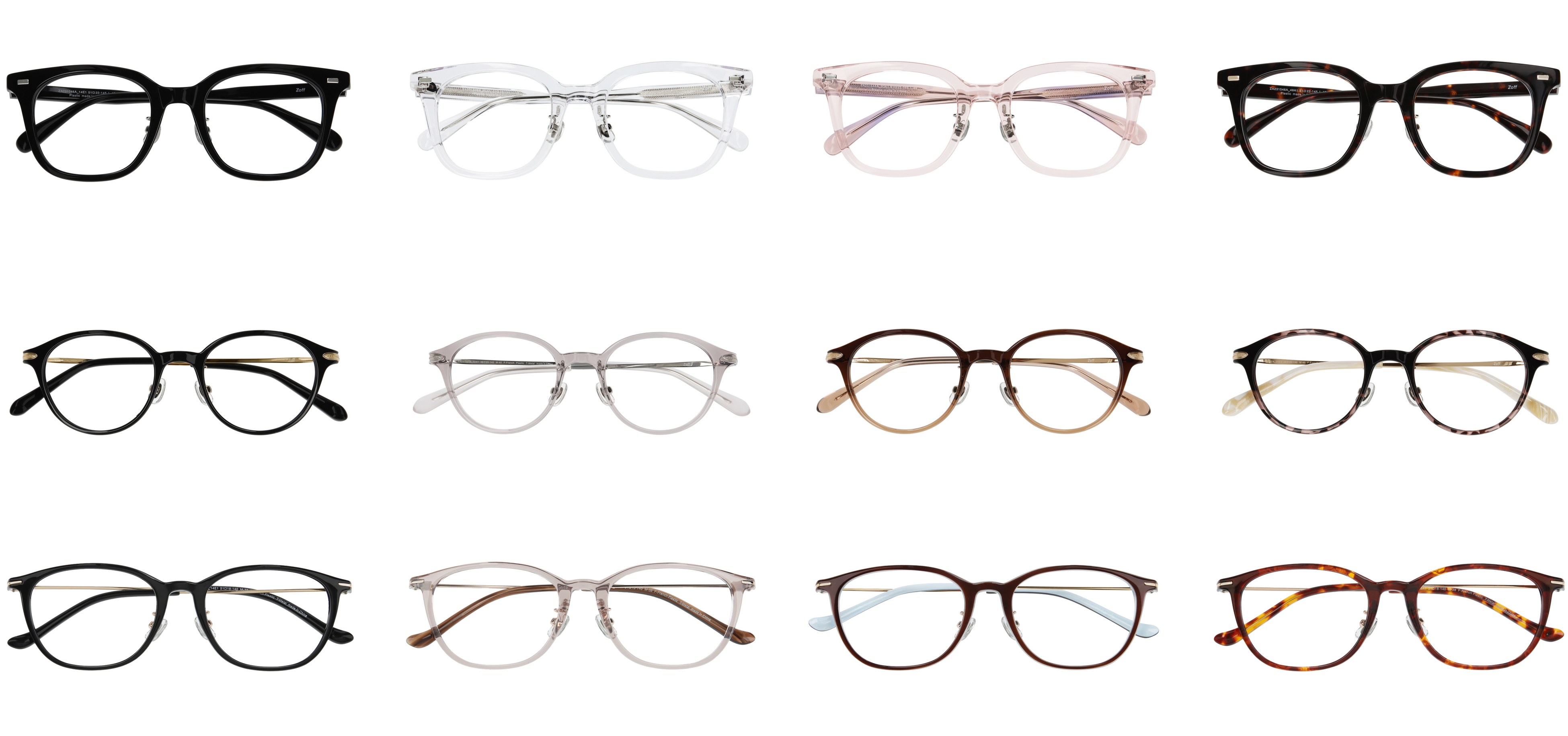メガネブランド「Zoff」2024年1月の新商品 | 株式会社インターメ