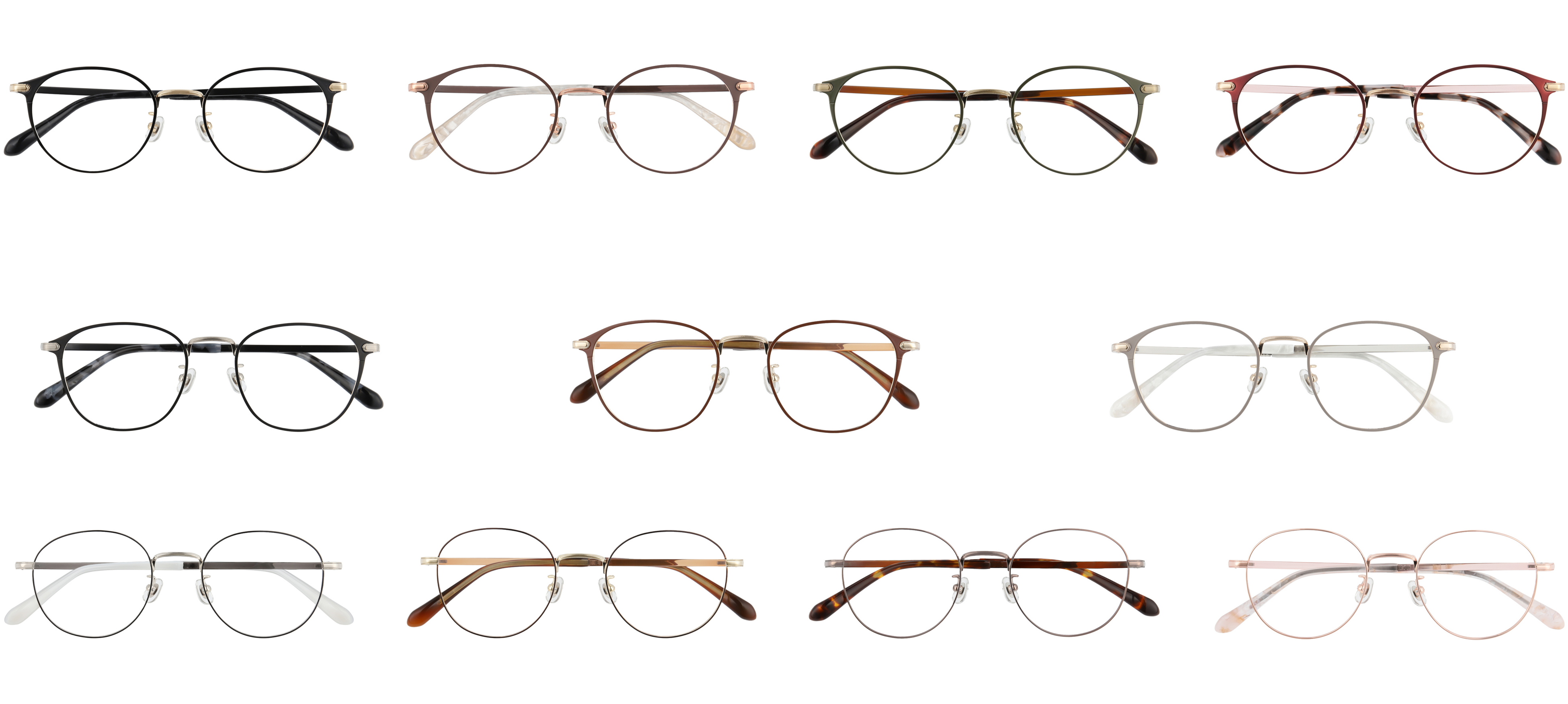 上から、▲ZO243001（Boston）▲ZO243002（Wellington）▲ZO243003（Boston）【ZO243002のみ3色展開】