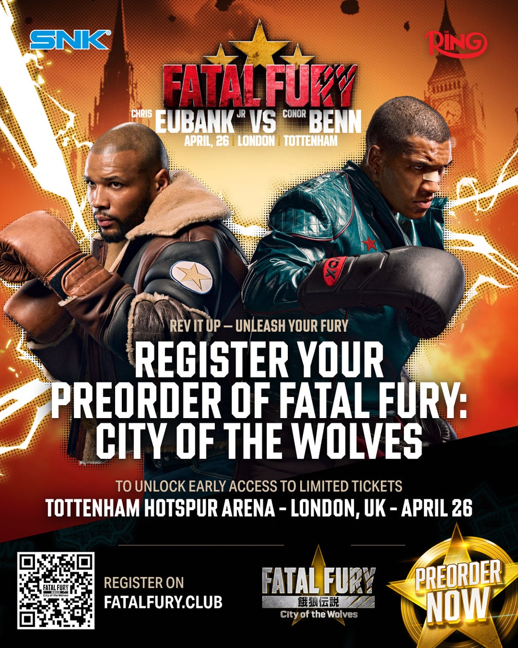 【速報】餓狼伝説新作×The RINGコラボ!ロンドンでボクシングマッチ開催! 【速報】餓狼伝説新作×The RINGコラボ!ロンドンでボクシングマッチ開催!