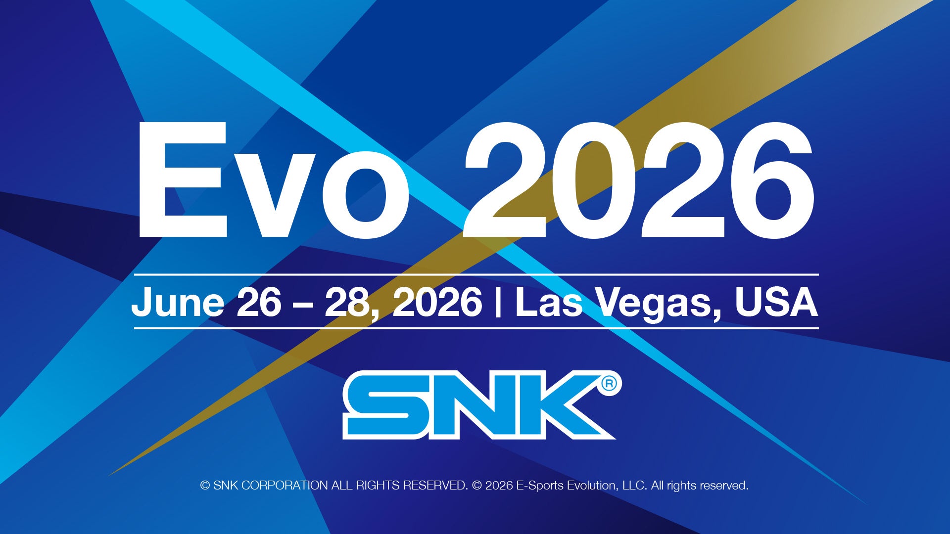 Evo 2026にSNKブース!餓狼伝説CoWケンシロウ先行試遊&賞金総額420万ドルの祭典 Evo 2026にSNKブース!餓狼伝説CoWケンシロウ先行試遊&賞金総額420万ドルの祭典
