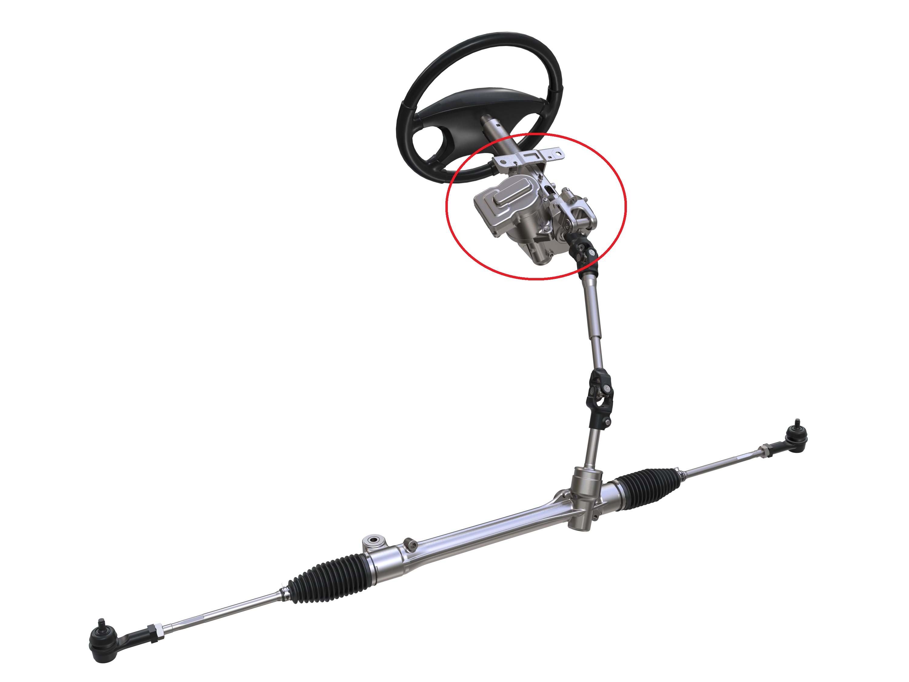 ジェイテクト、「軽量・コンパクト コラムアシストタイプ電動パワー