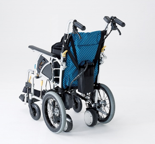 介助用車いす電動アシストユニット「軽e (かるいー) Ⓡ」&nbsp; 日進医療器株式会社「ウルトラシリーズ NAH-U2W」搭載タイプ