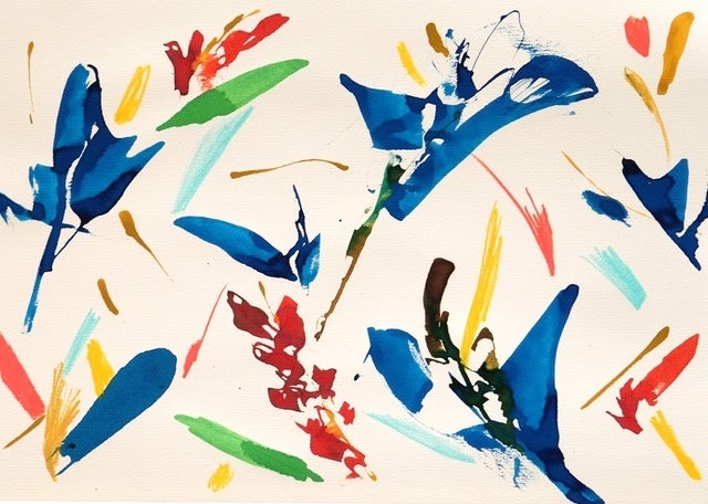 「blue wind」W.420×H.297