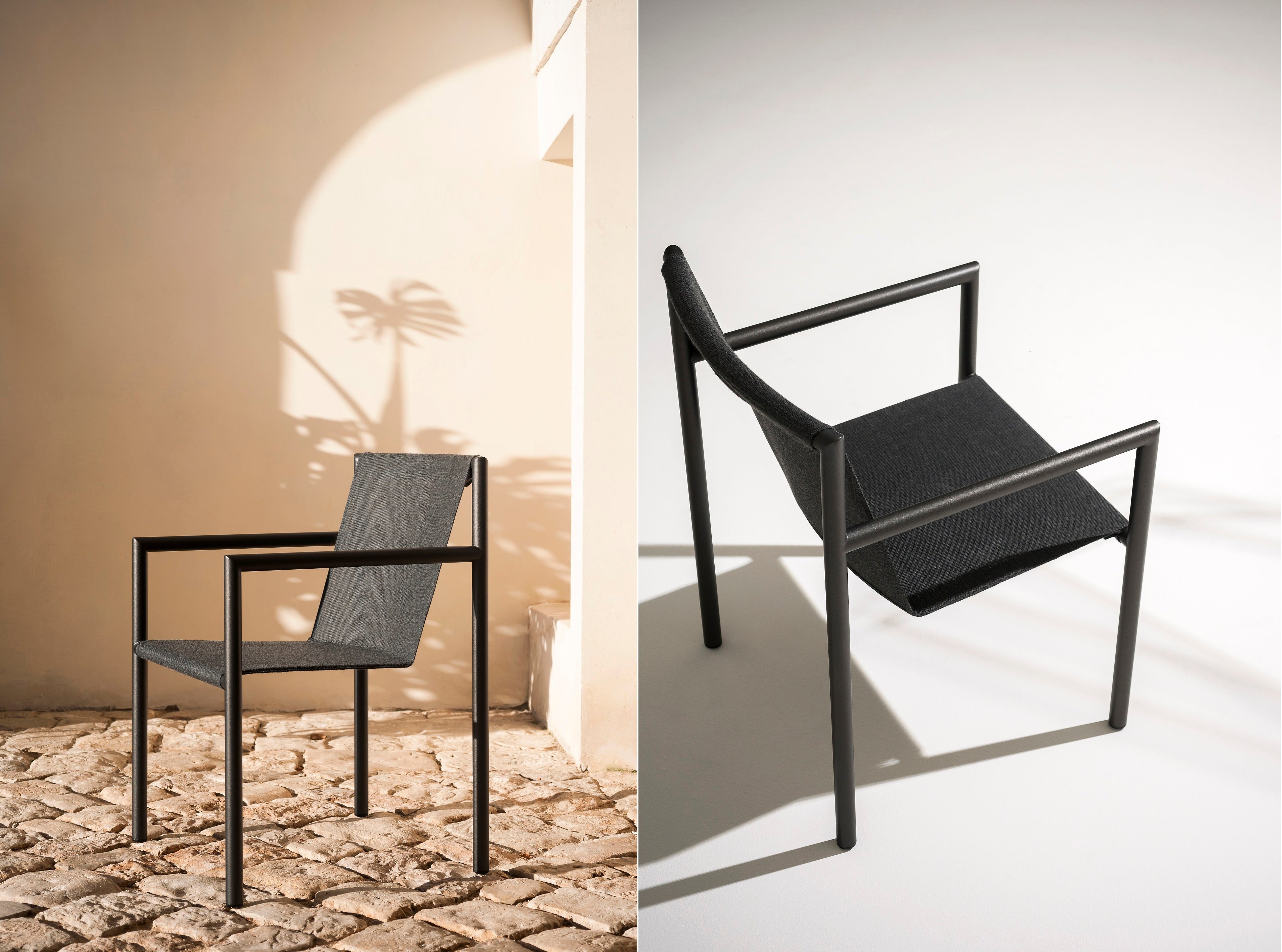 チェア PLEIN AIR W.560 D.610 H.820   SH.420mm ¥283,800～（シートクッション含む）